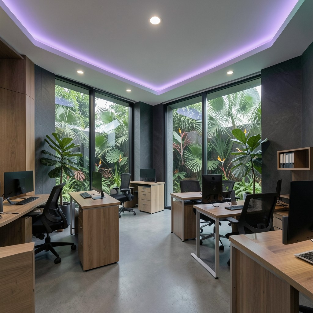Modern technology research center and educational study room in Hanoi